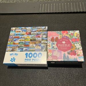 JIGSAW PUZZLES- 1,000 & 275 Pieces